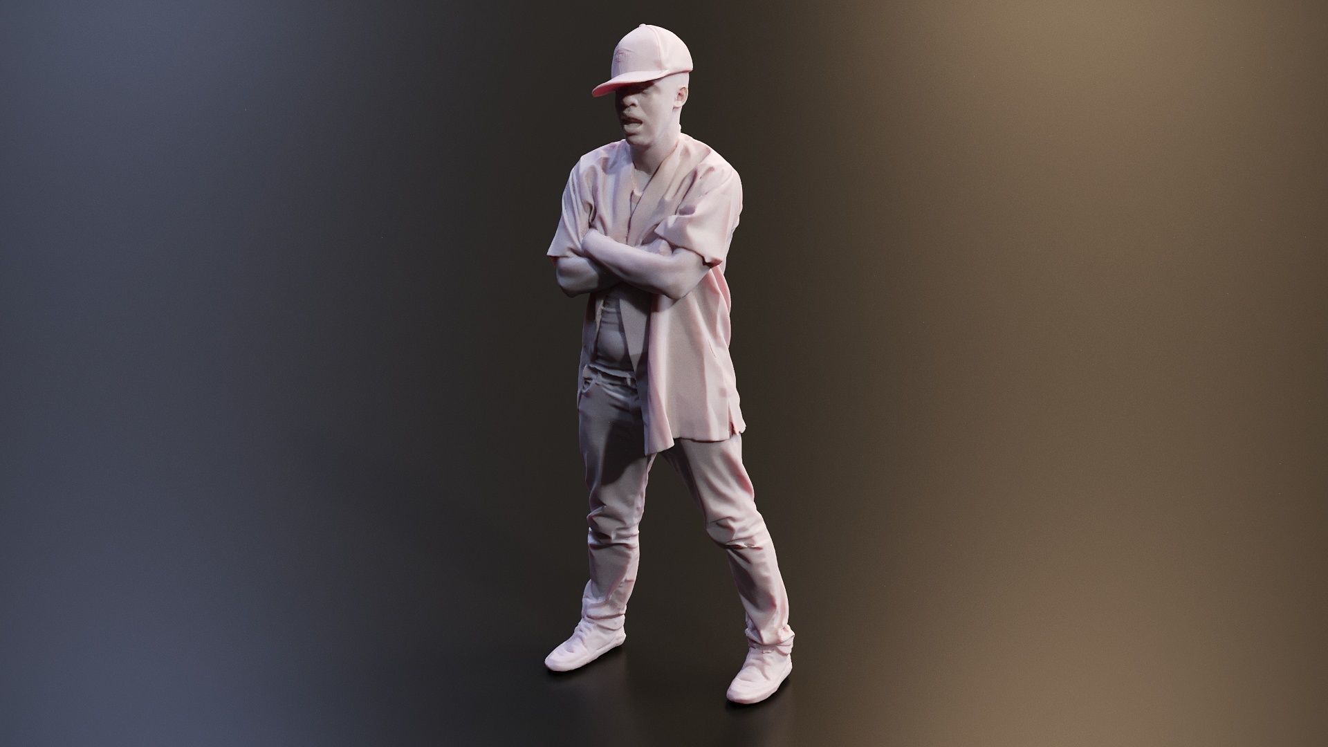 Realistic 3D Scan Hip Hop Mens Rappers 10 Models and Poses 3D model_10