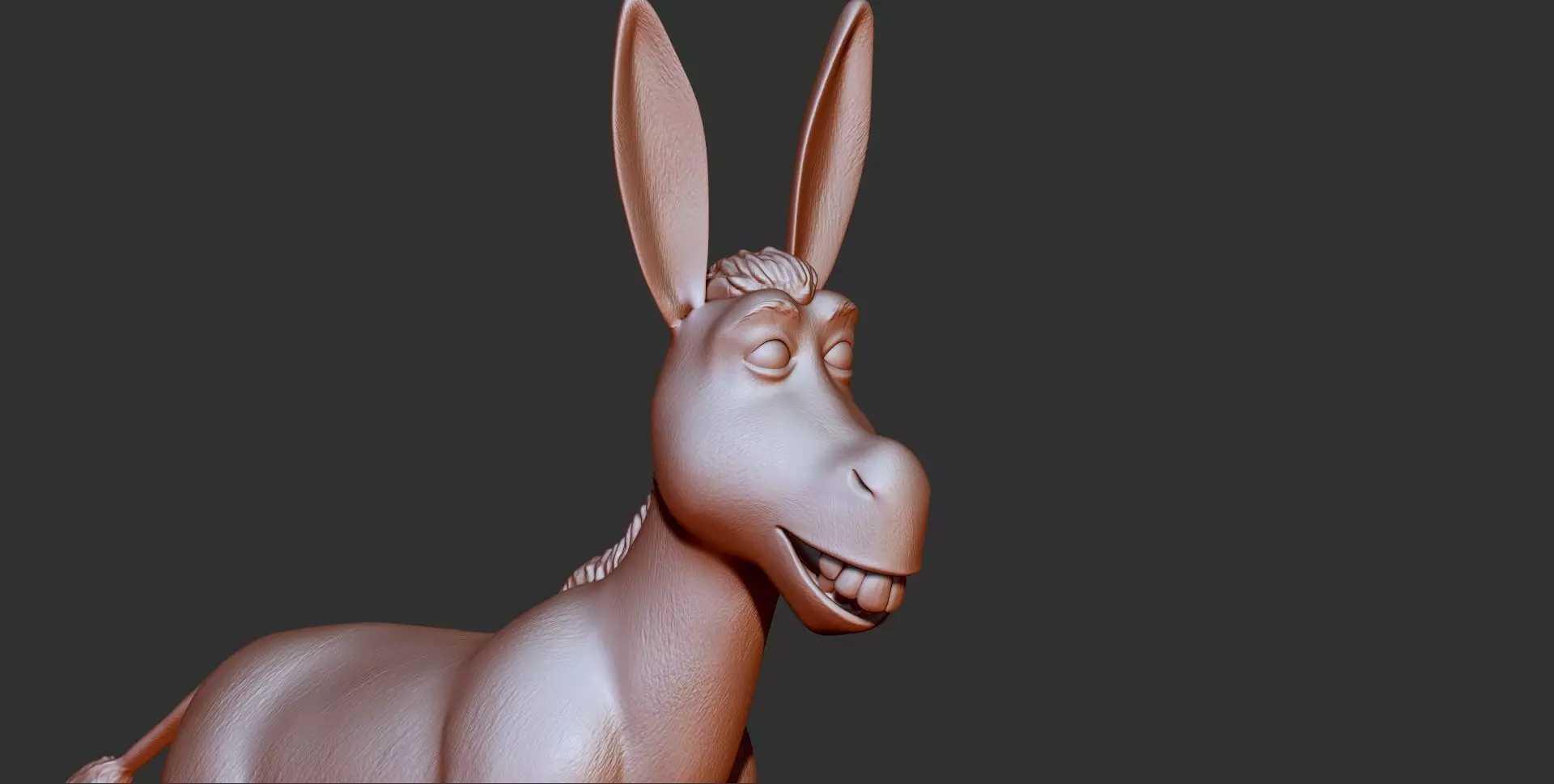 donkey 3d print model 3D print model