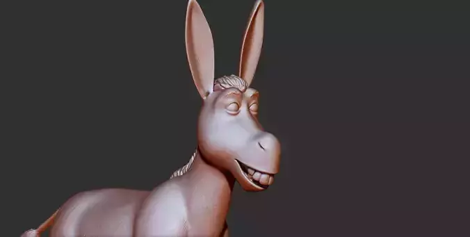donkey 3d print model 