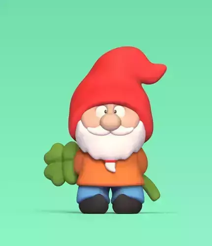 Gnome with Clover