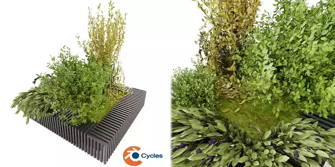 Collection plant vol 23 - blender model