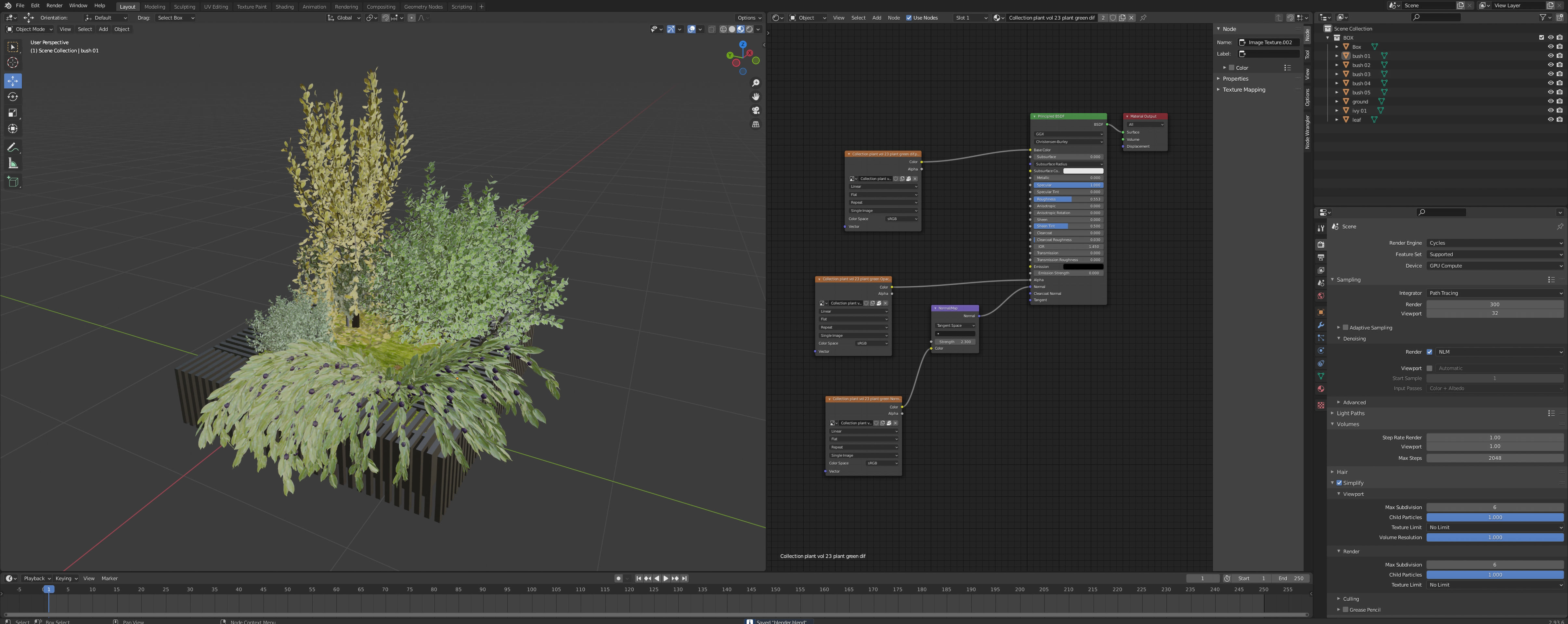 Collection plant vol 23 - blender model 3D model_5