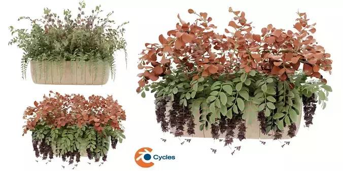 Collection plant vol 24 - blender model