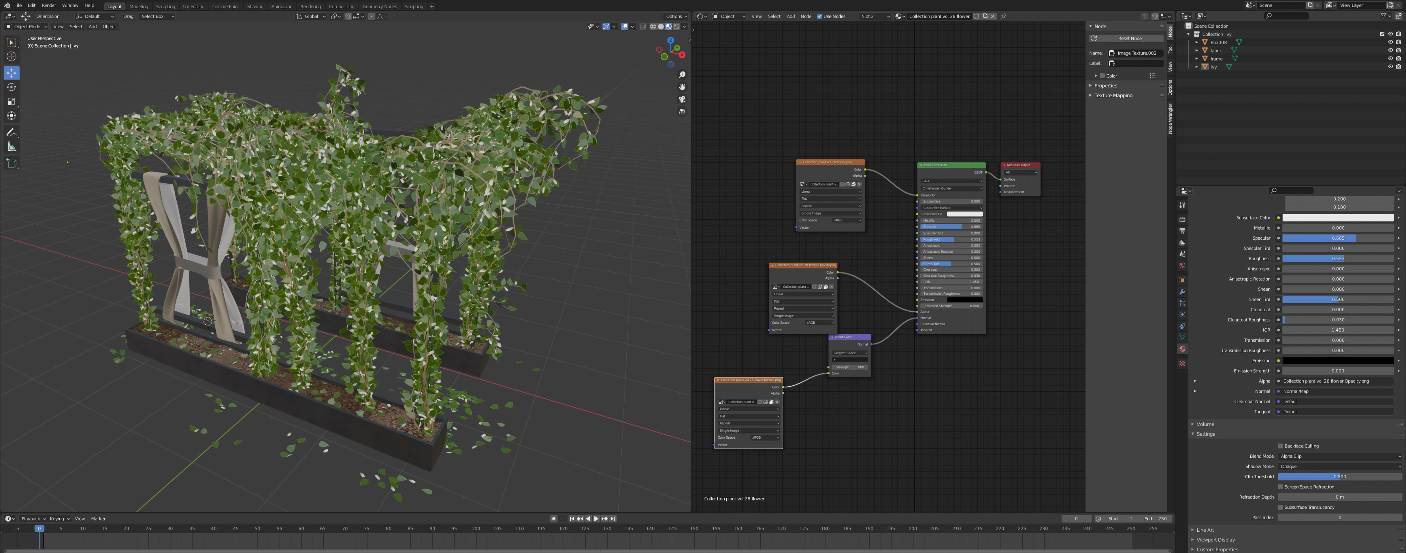 Collection plant vol 28 - blender model 3D model_5