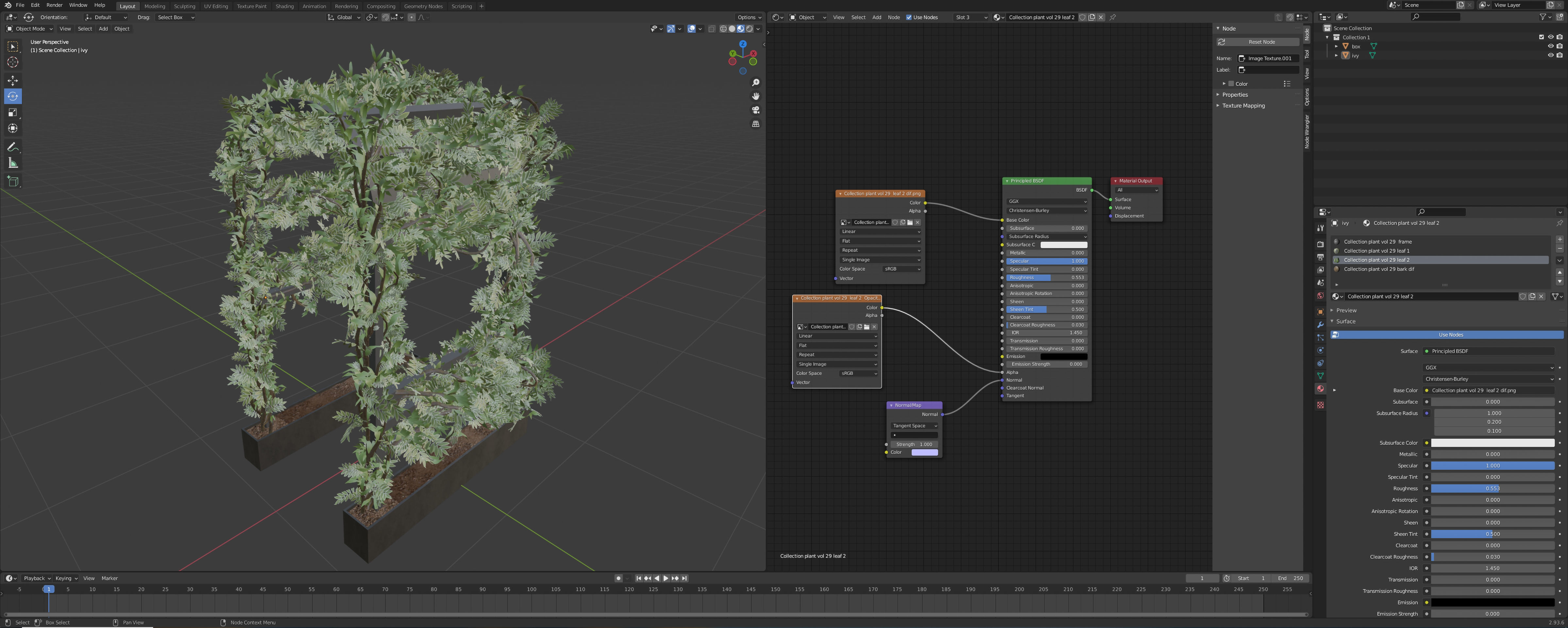 Collection plant vol 29 - blender model 3D model_5