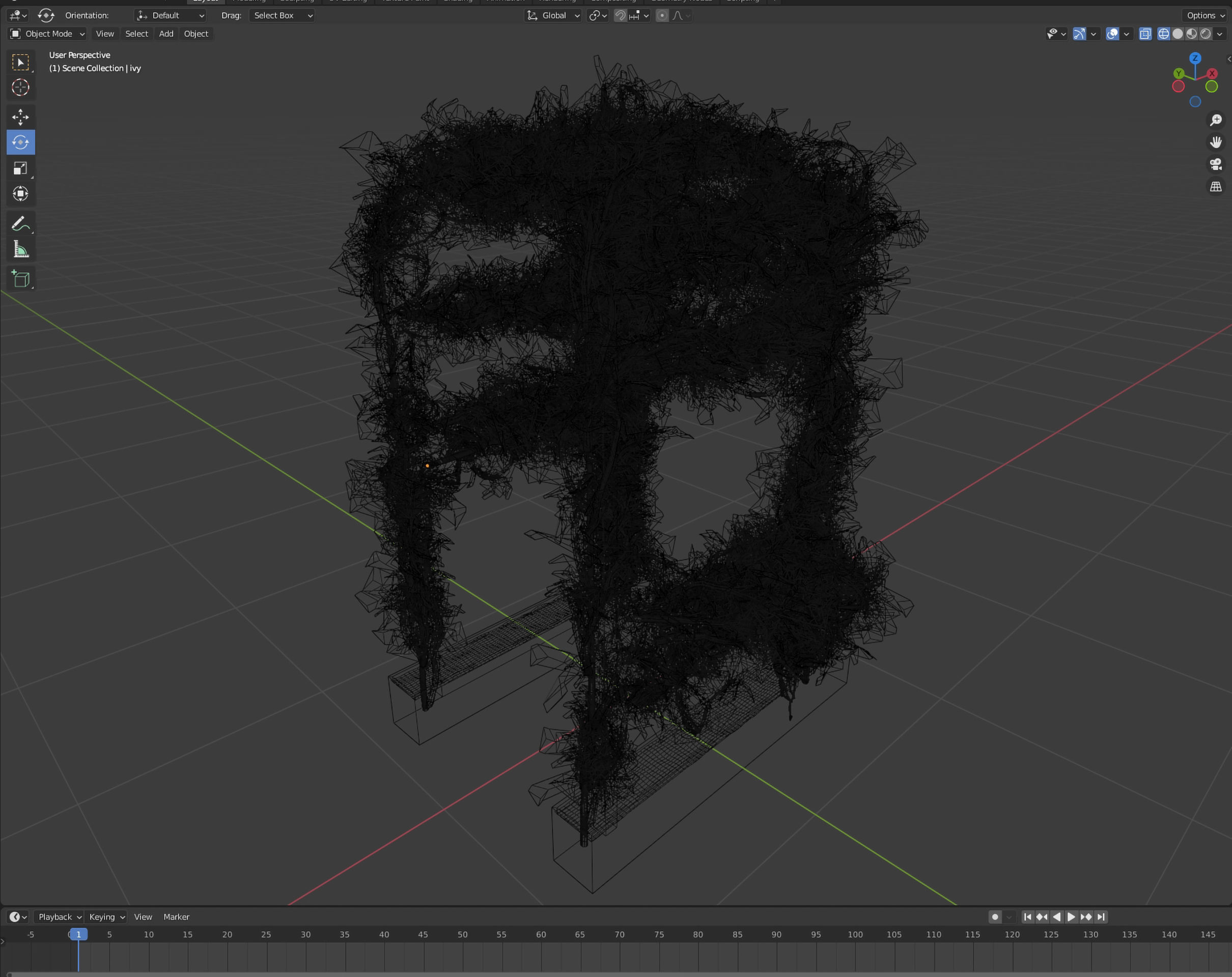 Collection plant vol 29 - blender model 3D model_6