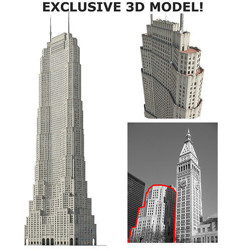 Skyscraper Metropolitan Life North NY -COMPLETED 3D model