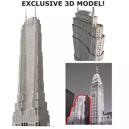 Skyscraper Metropolitan Life North NY -COMPLETED 3D model