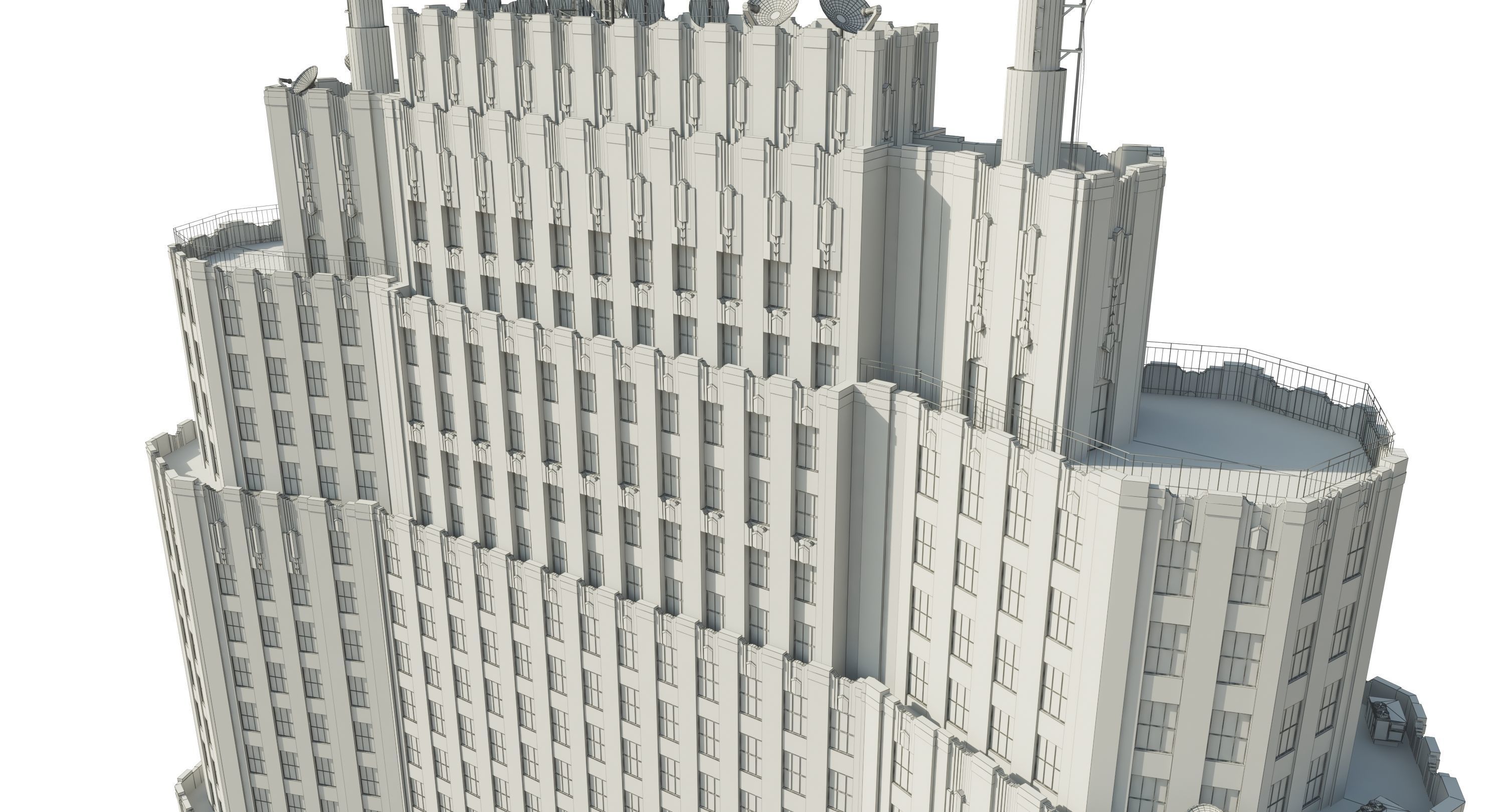 Skyscraper Metropolitan Life North NY -COMPLETED 3D model_9