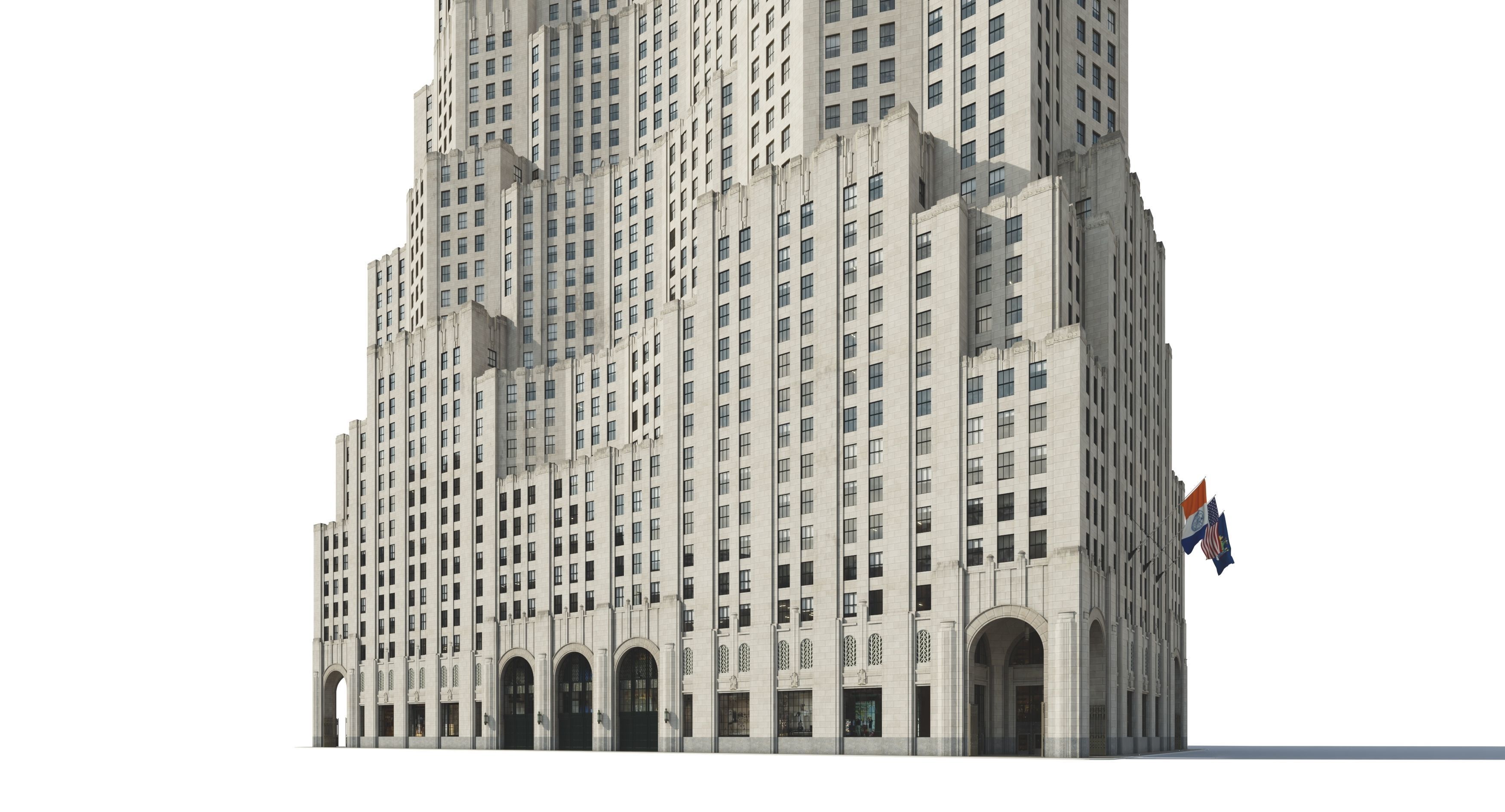 Skyscraper Metropolitan Life North NY -COMPLETED 3D model_19