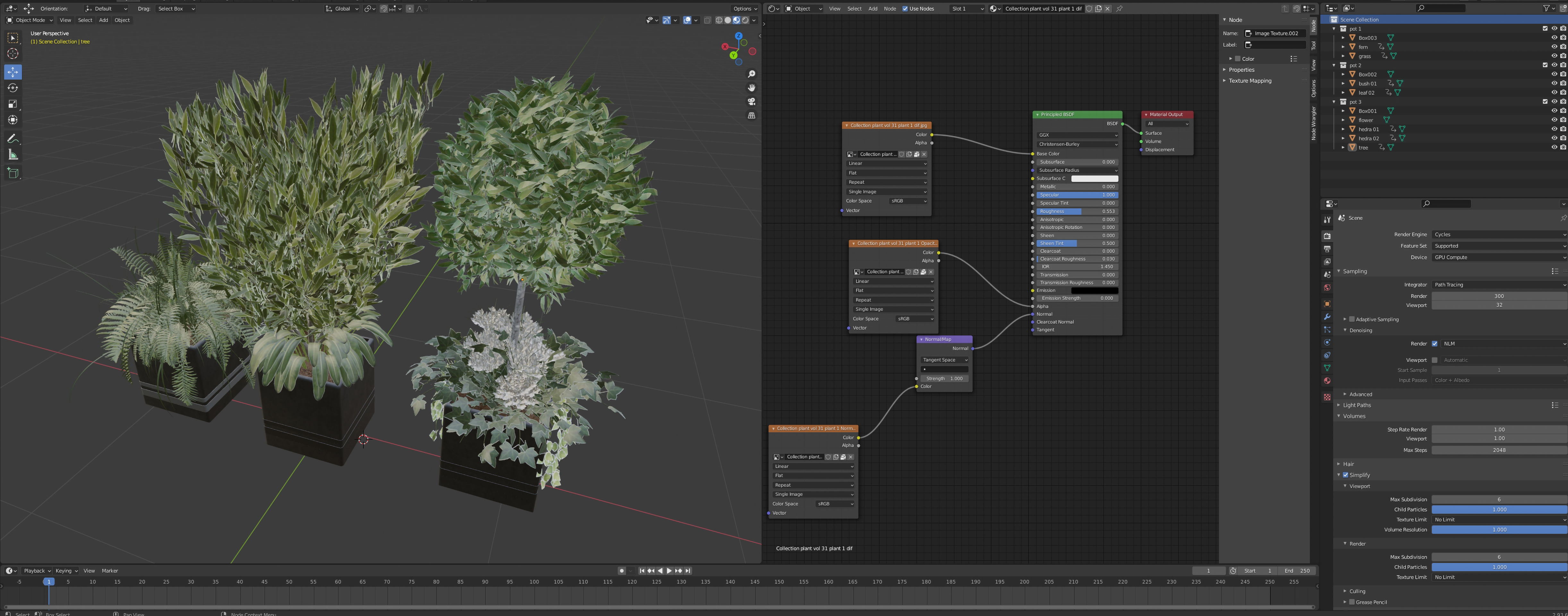 Collection plant vol 31 - blender model 3D model_5