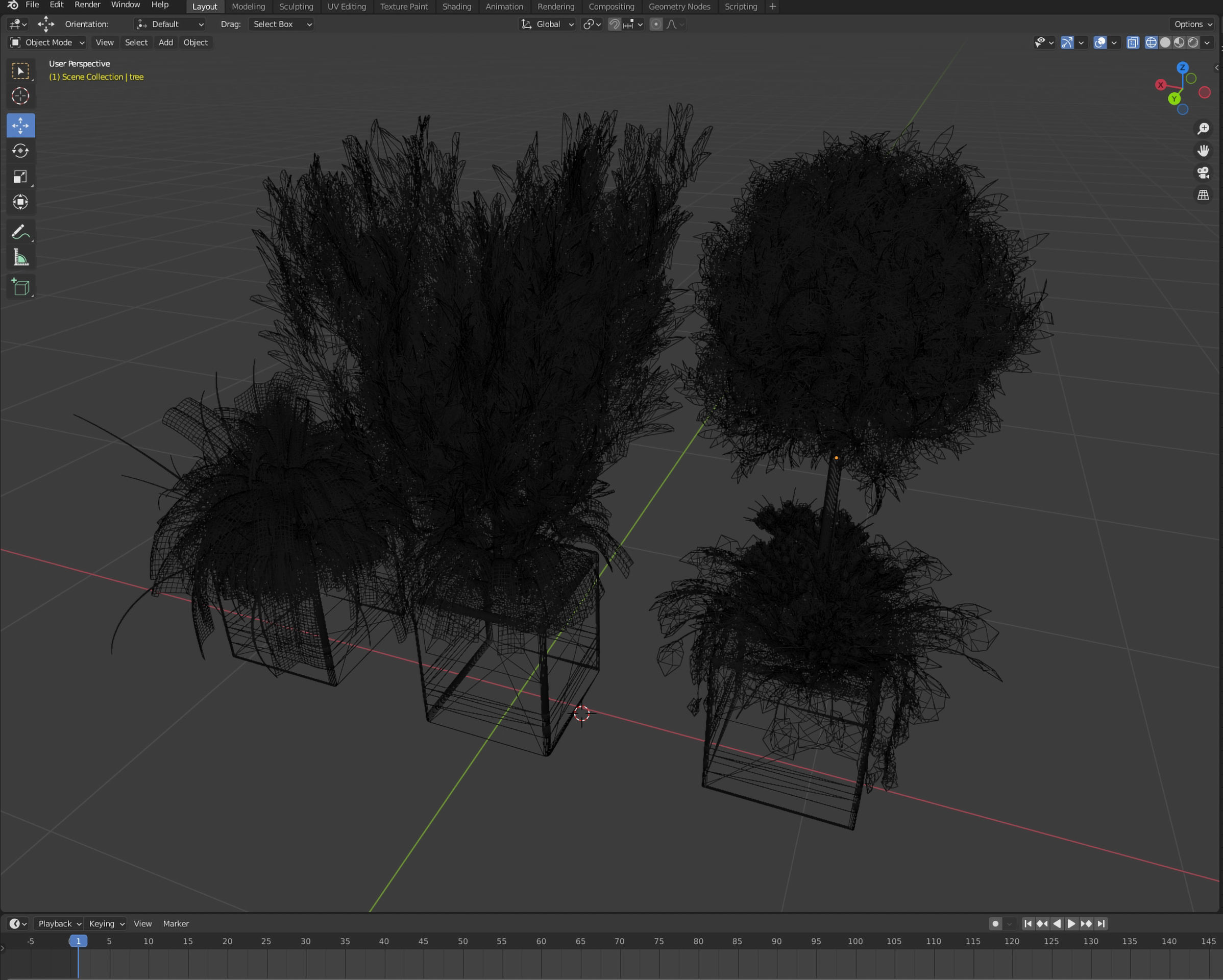 Collection plant vol 31 - blender model 3D model_6