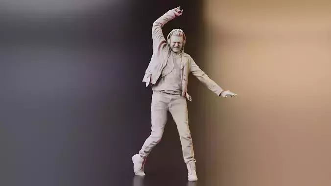 Realistic 3D Model of Young Man - Detailed and Render-Ready 3D model