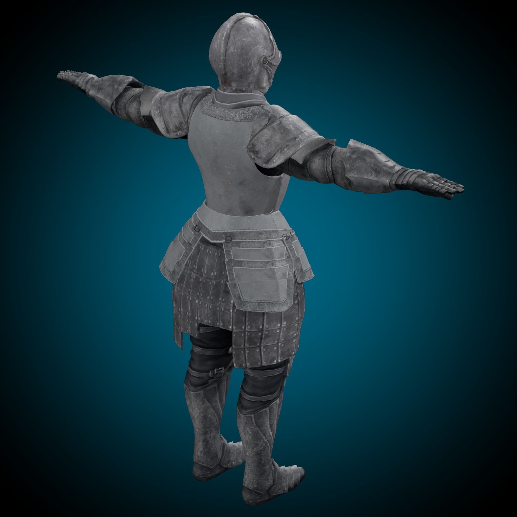 Templar Knight  3D model_5
