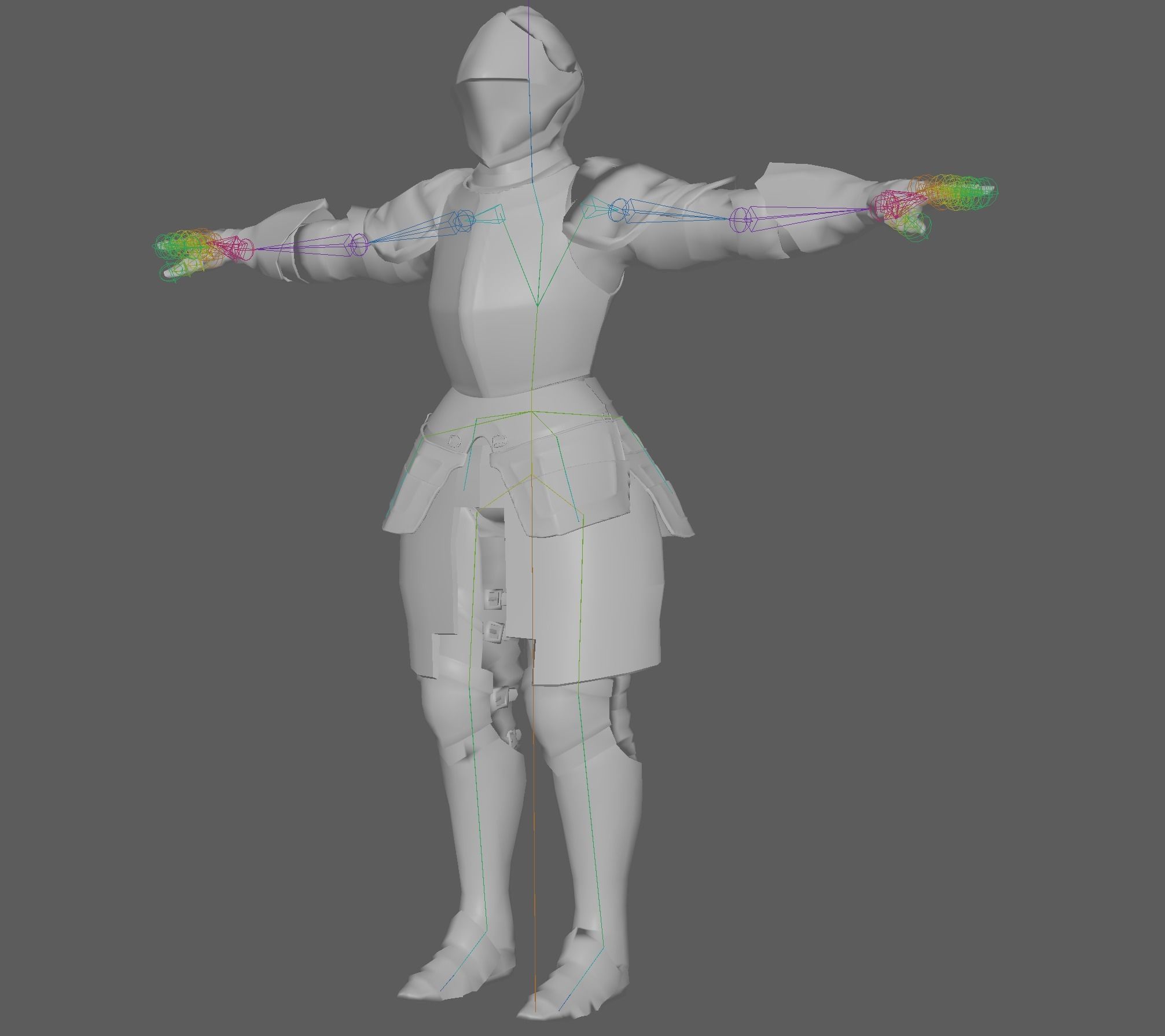 Templar Knight  3D model_9