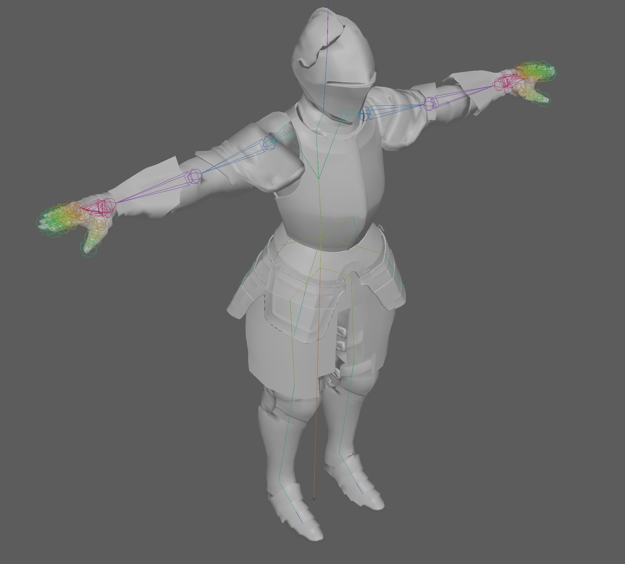 Templar Knight  3D model_12