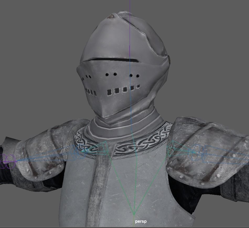 Templar Knight  3D model_11