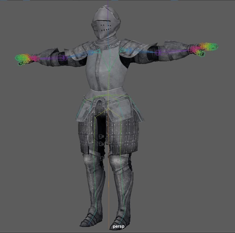 Templar Knight  3D model_10