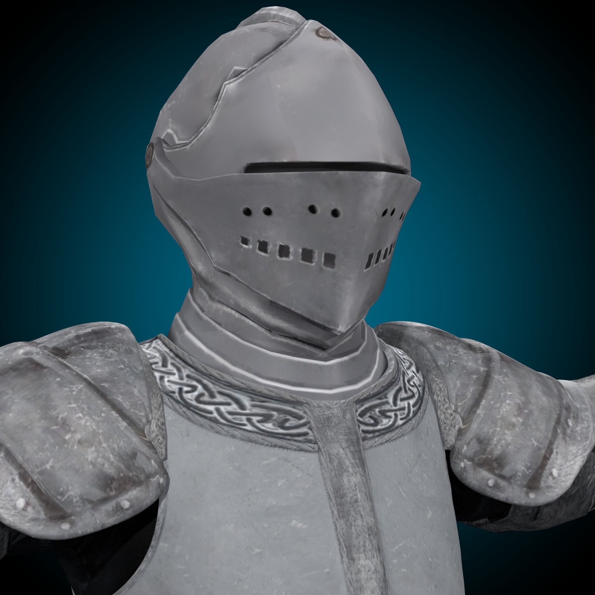 Templar Knight  3D model_3