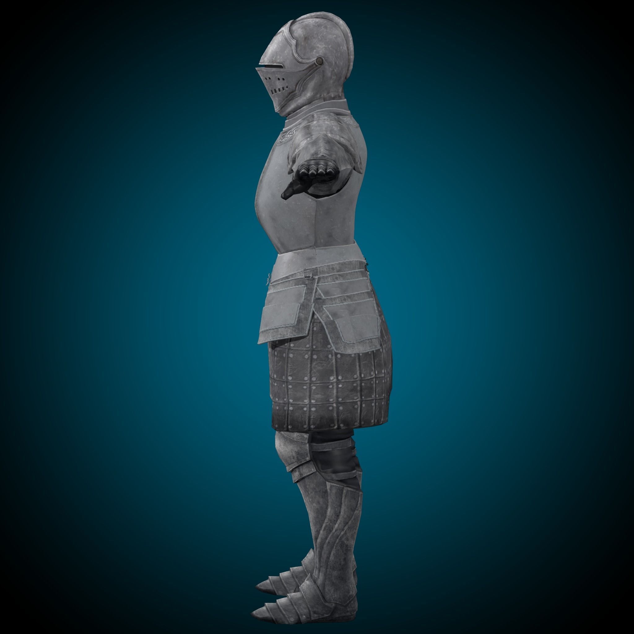 Templar Knight  3D model_6