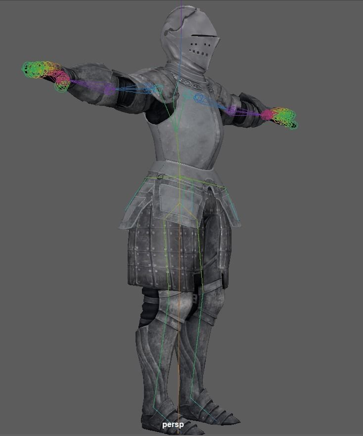 Templar Knight  3D model_8