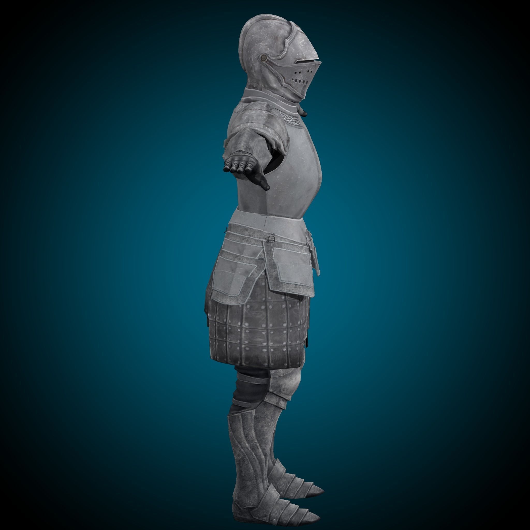 Templar Knight  3D model_7