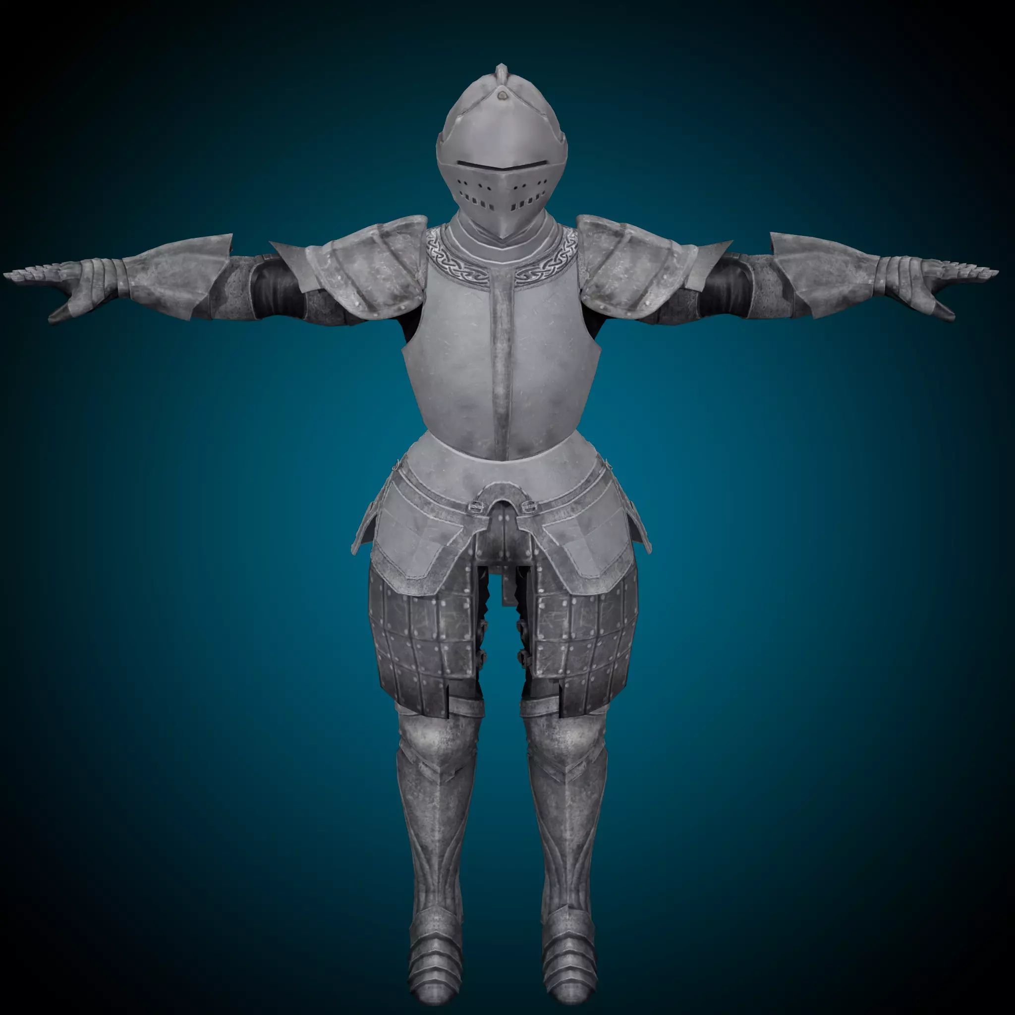 Templar Knight  3D model_0