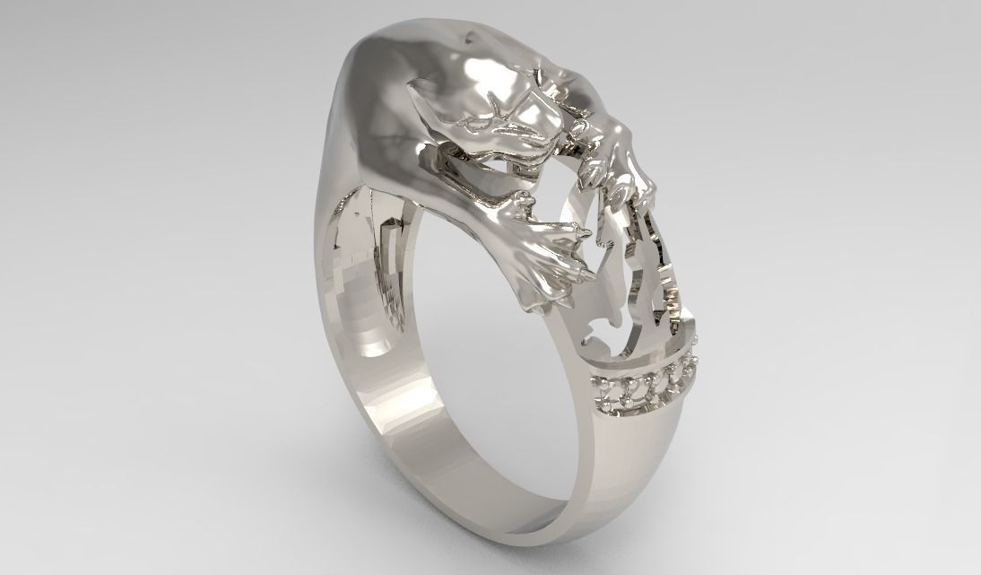 panthera attak ring 3D print model_7