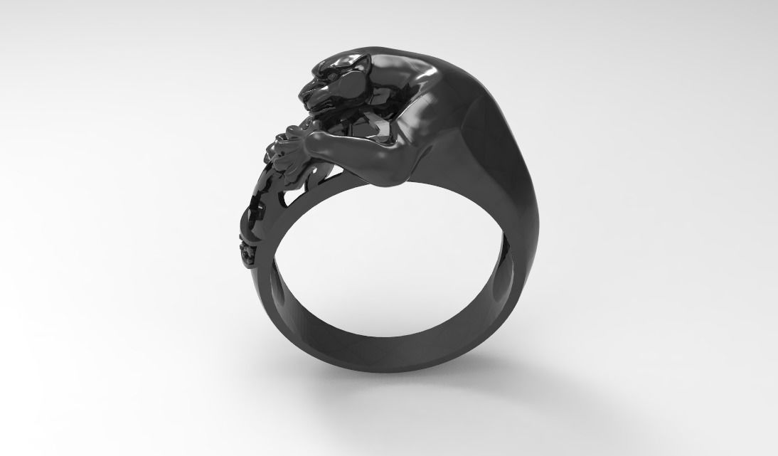 panthera attak ring 3D print model_2