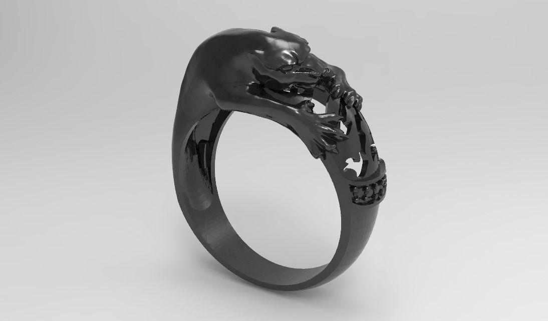 panthera attak ring 3D print model_6