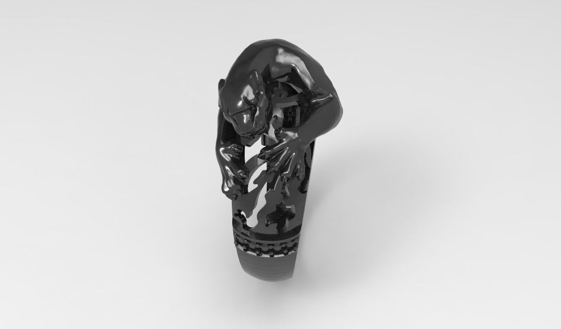panthera attak ring 3D print model_1
