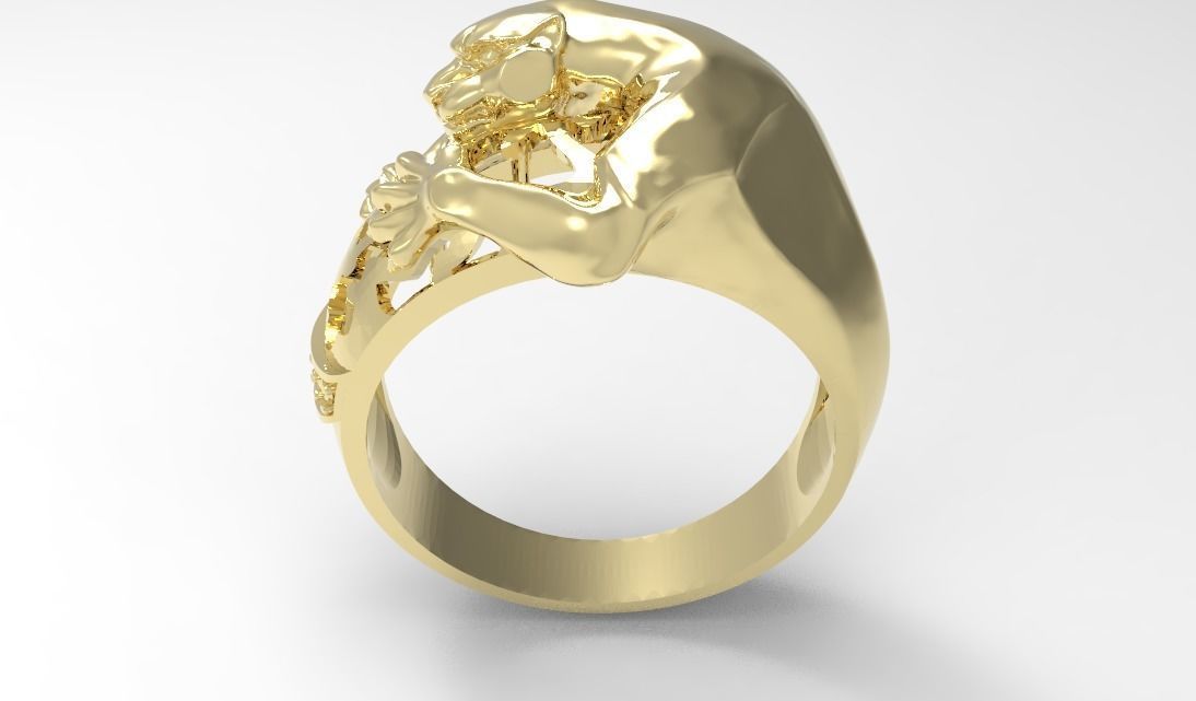 panthera attak ring 3D print model_11