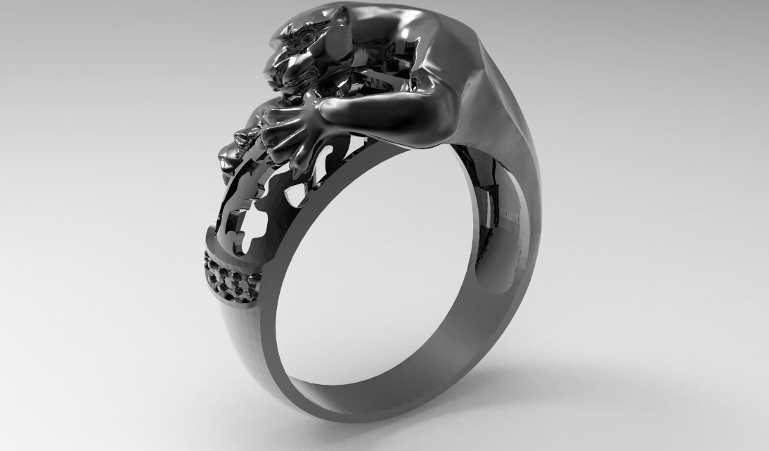 panthera attak ring 3D print model_9