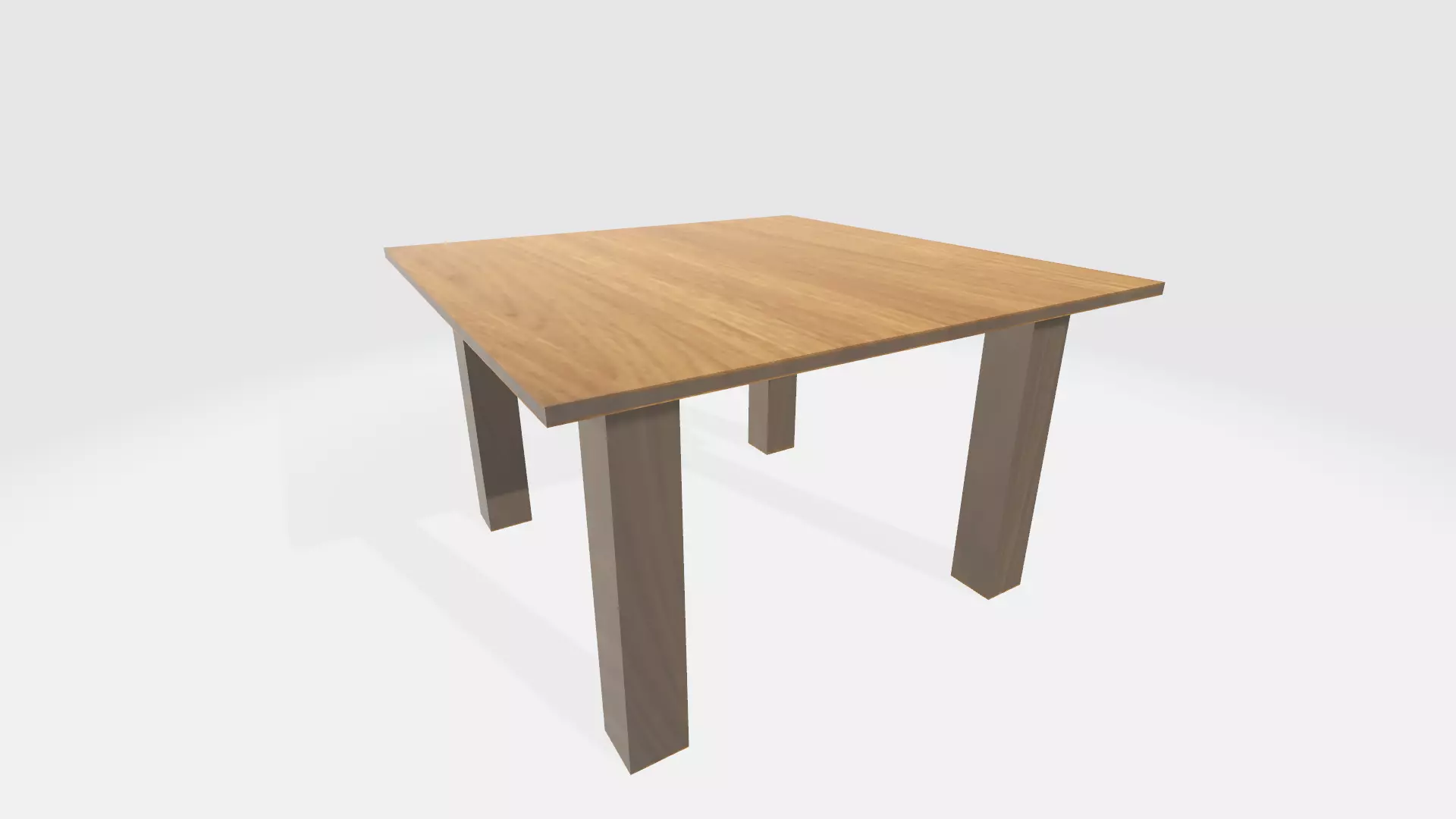 Table Low-poly 3D model_0