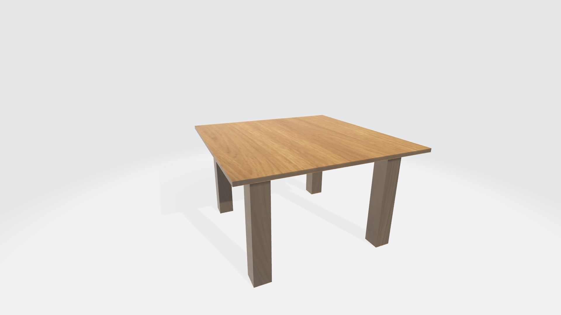 Table Low-poly 3D model_2