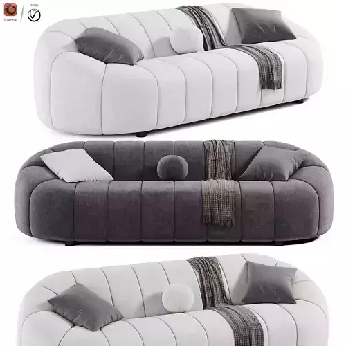 Williamspace velvet sofa