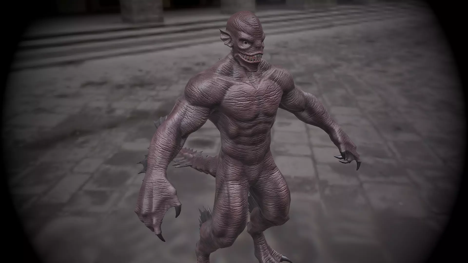 reptile  Low-poly 3D model_0