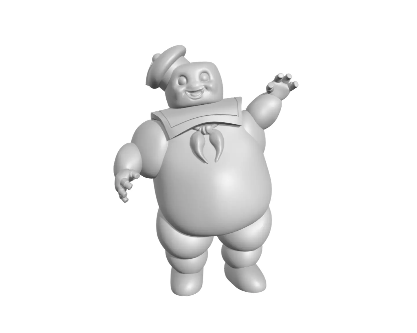 Marshmallow Man Stay Puft - full modell 3D print model_0