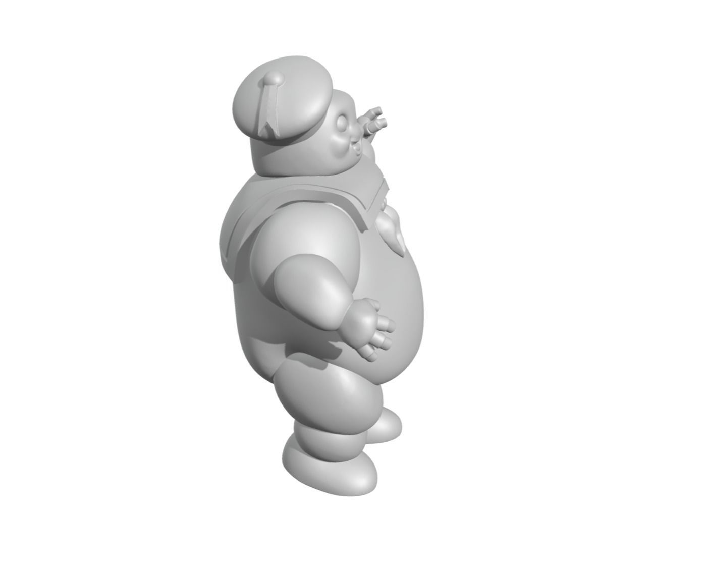 Marshmallow Man Stay Puft - full modell 3D print model_2