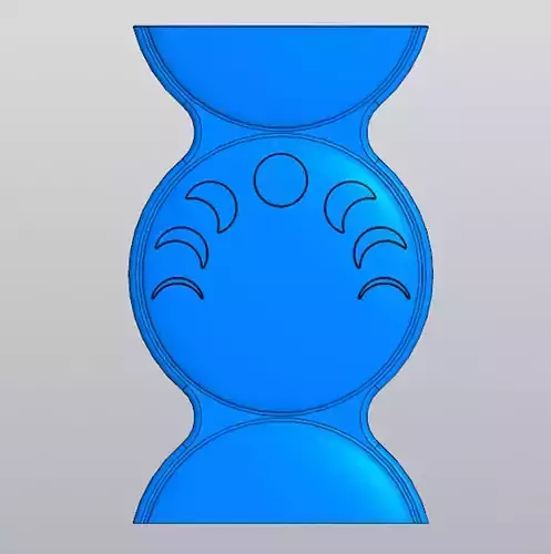 Moon phases Vase