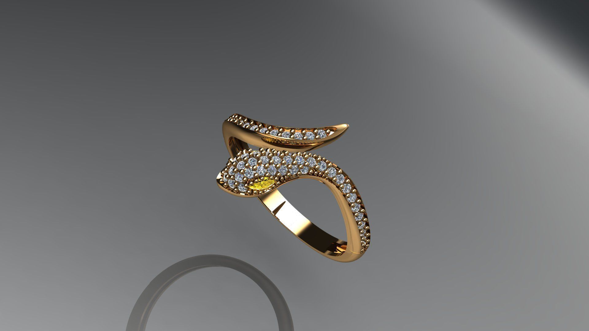Snake Ring  3D print model 3D print model_5
