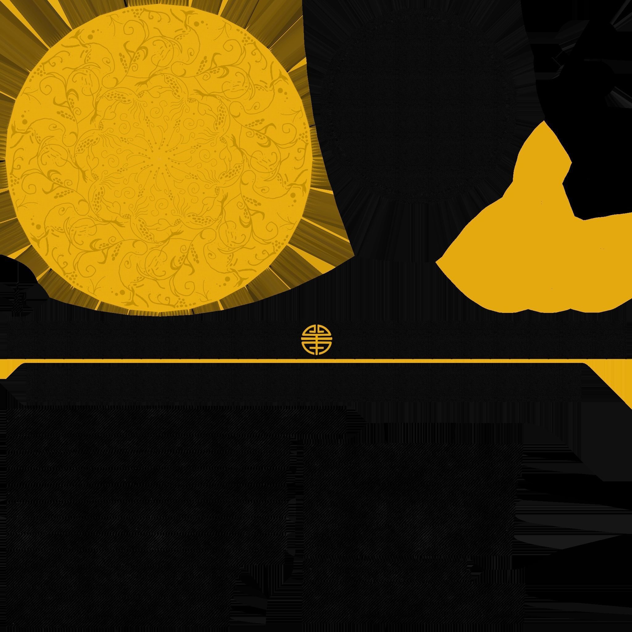 Chinese Traditional Hat A06 Yellow - Character Design Low-poly 3D model_22