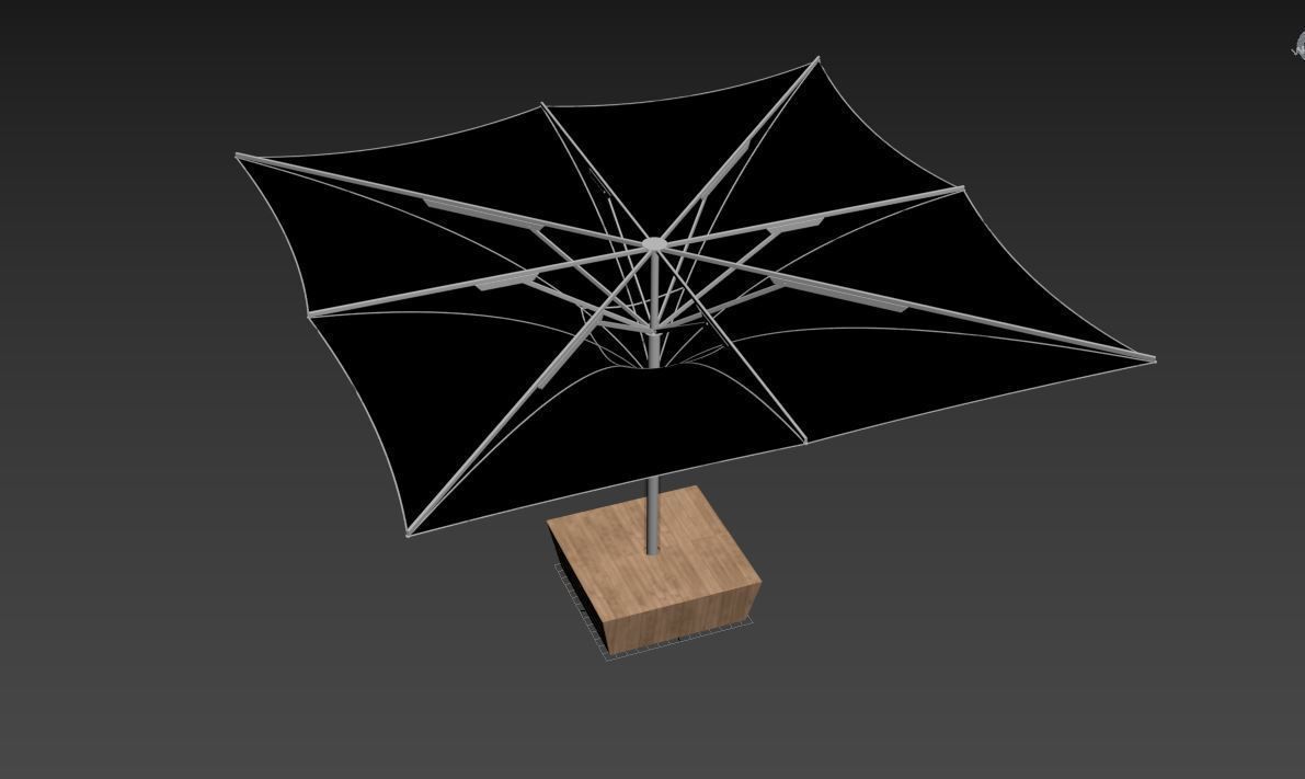 Parasol 3D model_6