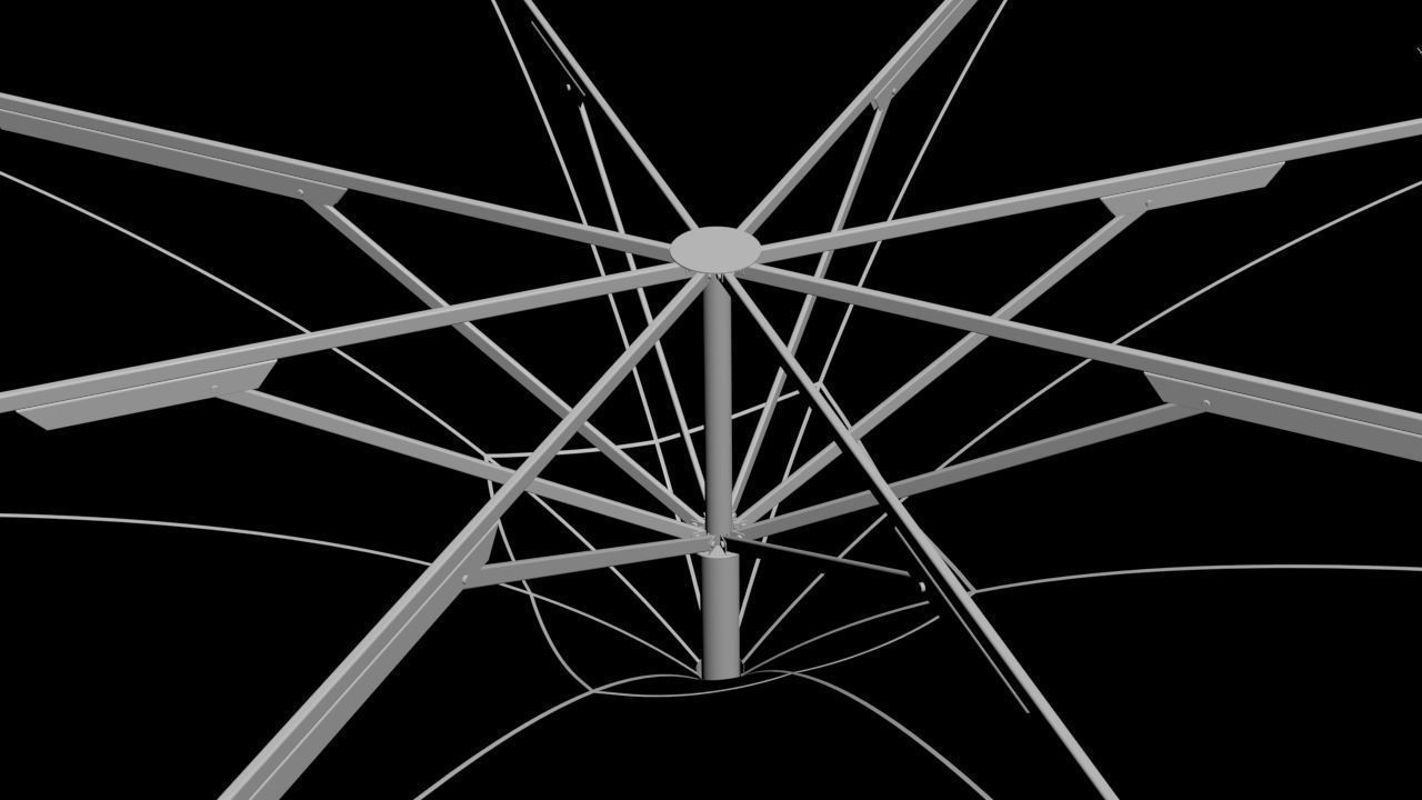 Parasol 3D model_7