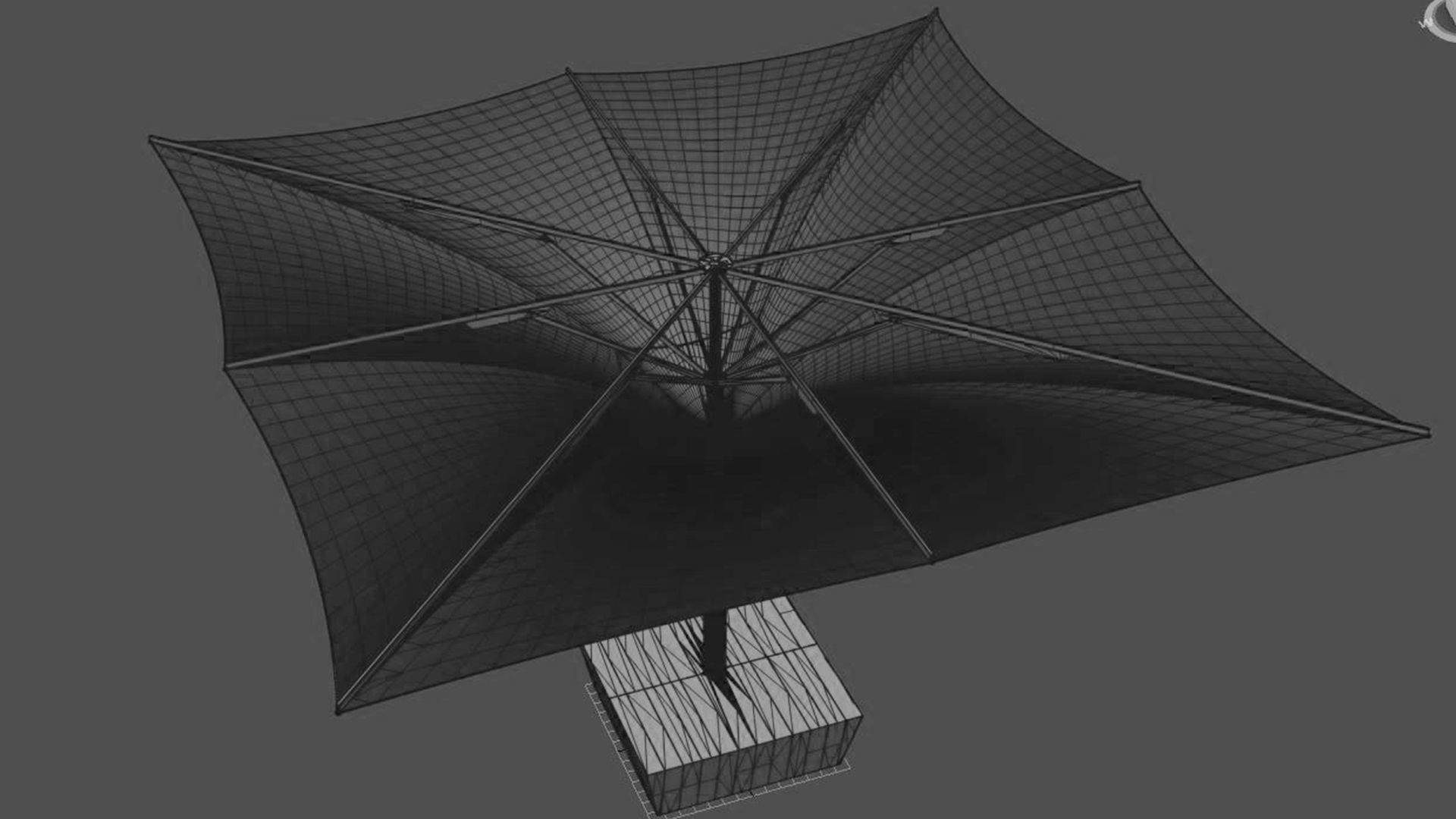 Parasol 3D model_11