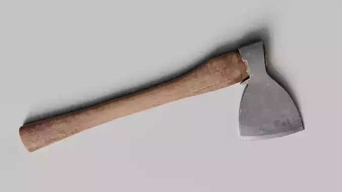 Game Ready  Axe Low-poly 3D model realism 3D model