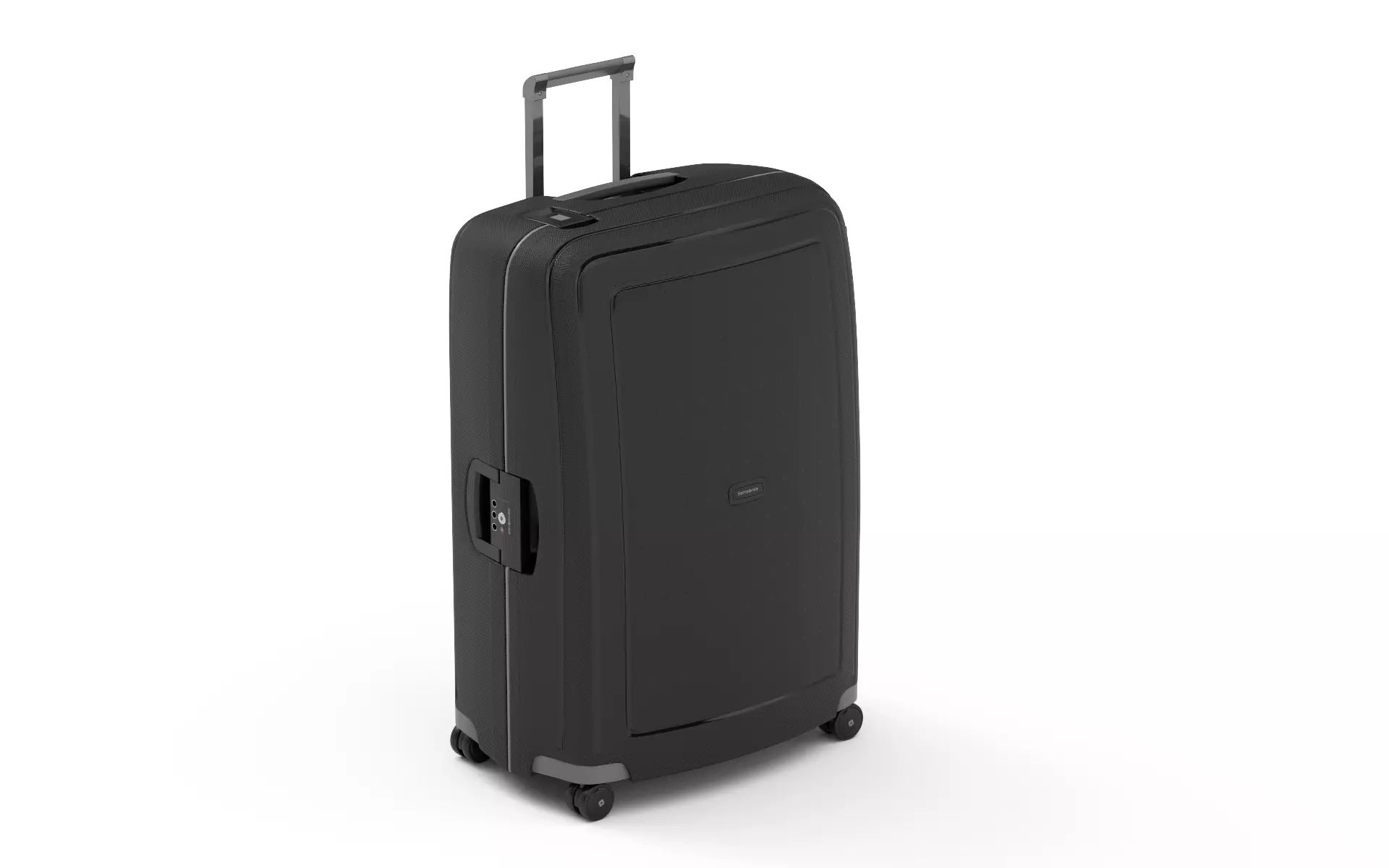 Suitcase Low-poly 3D model_0