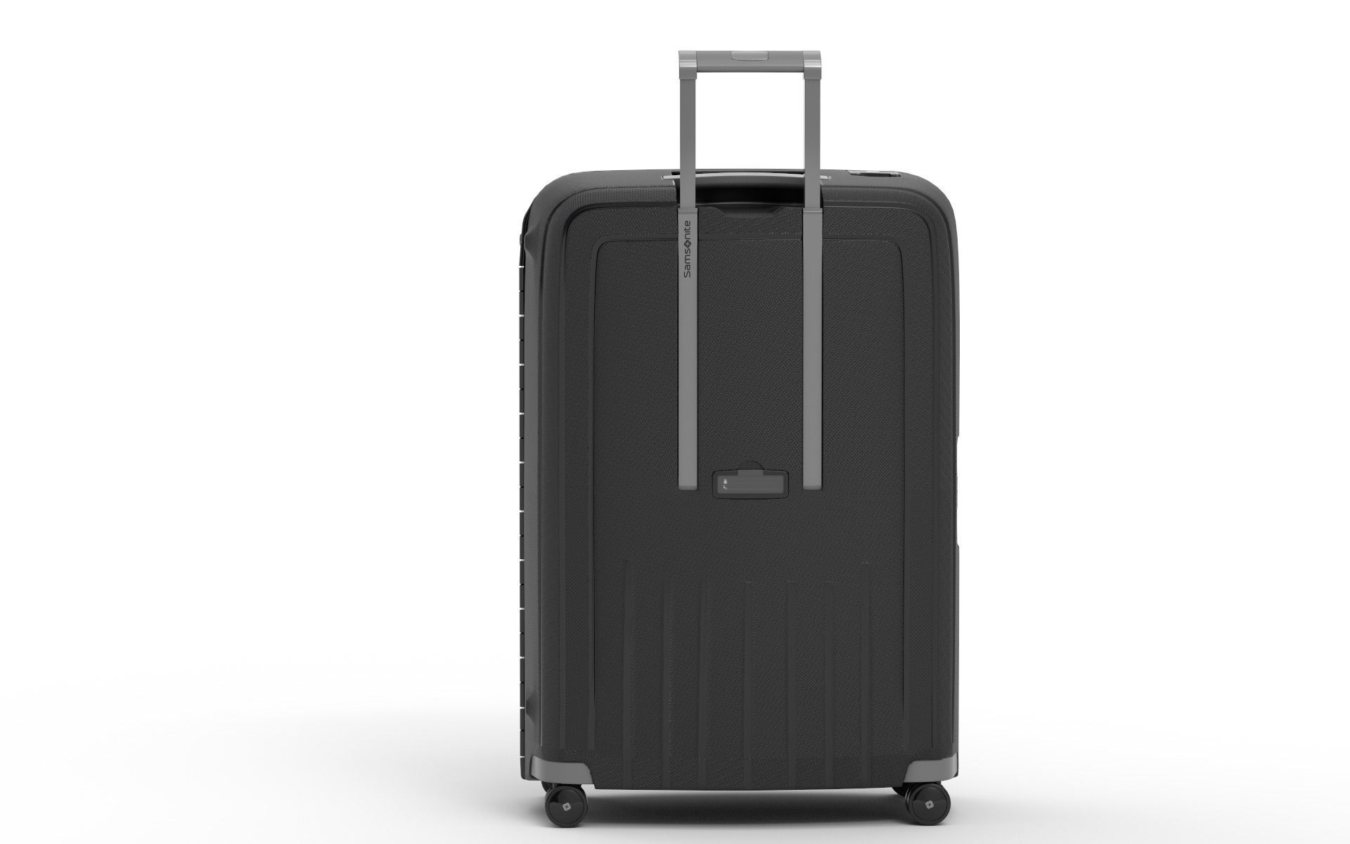 Suitcase Low-poly 3D model_4