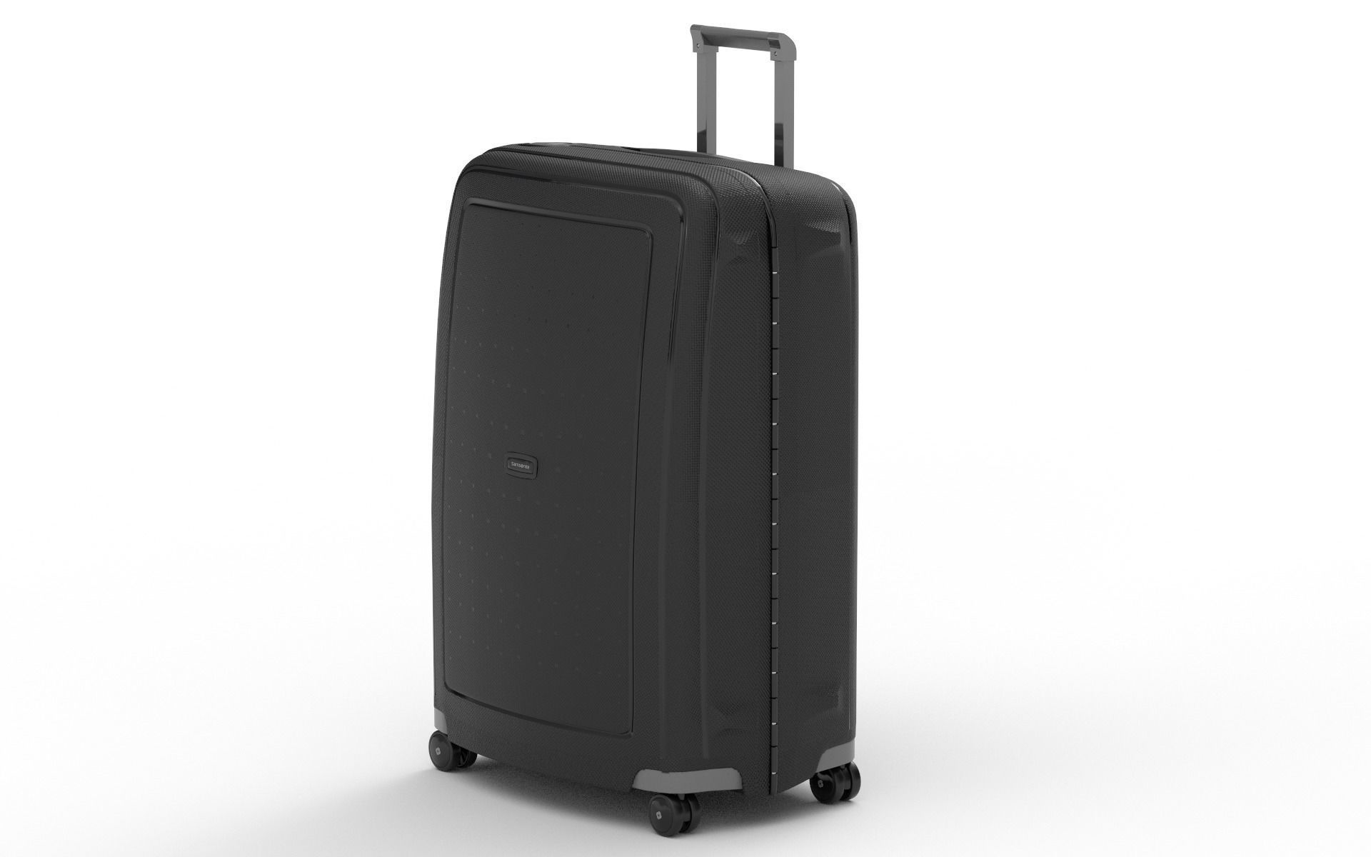 Suitcase Low-poly 3D model_2