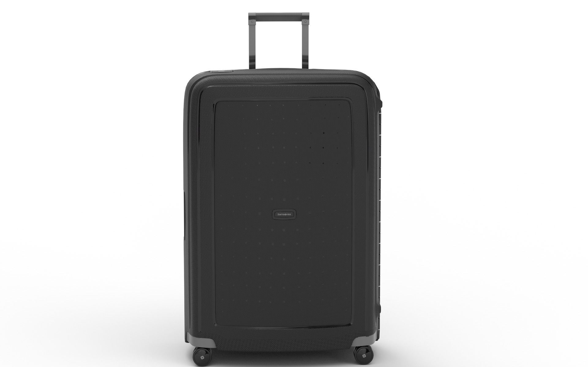 Suitcase Low-poly 3D model_1